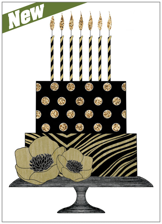 SEH AO673 - Poppies Cake Dark