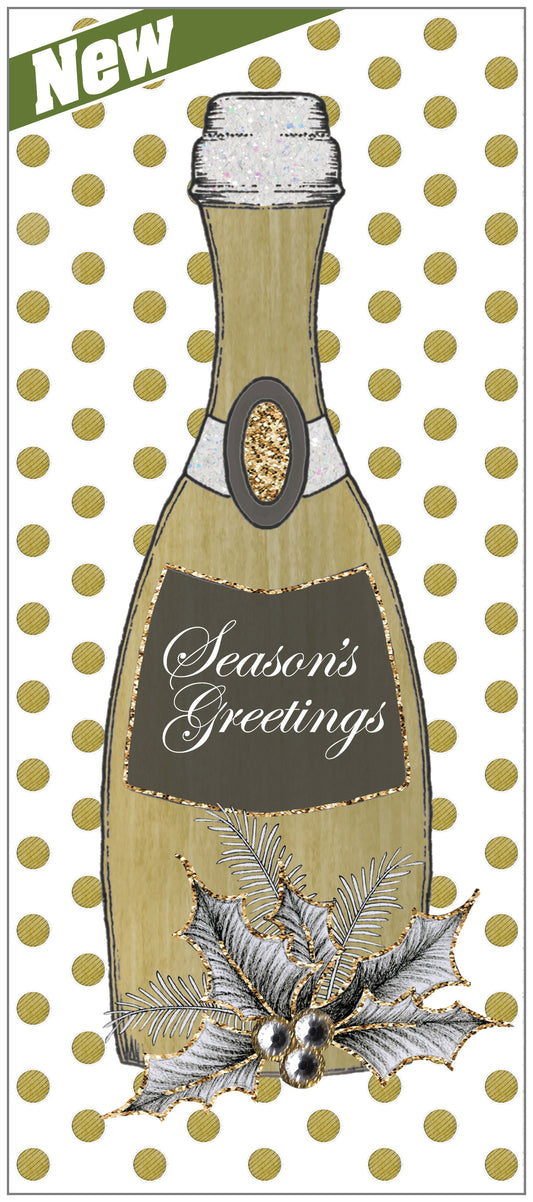 SEH AO704 - Holiday Bottle Holly