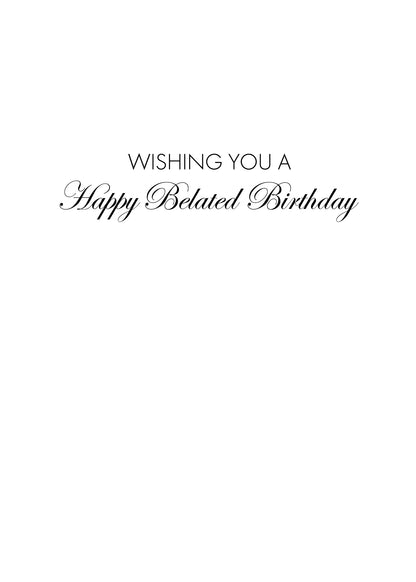 SEH CCC195  Birthday Belated Card