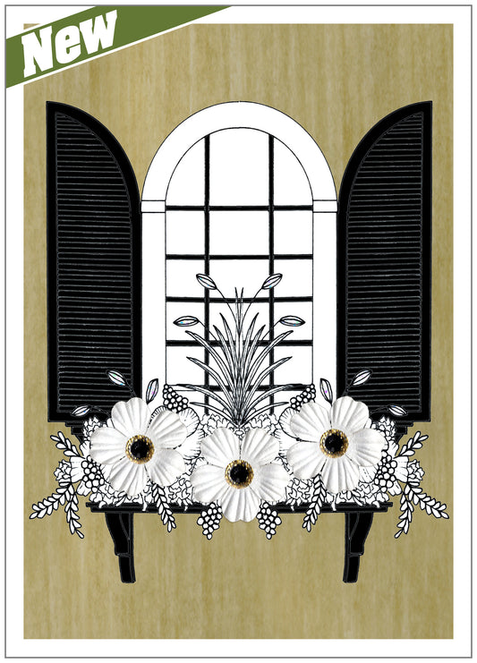 SEH CCC196 - Floral Window