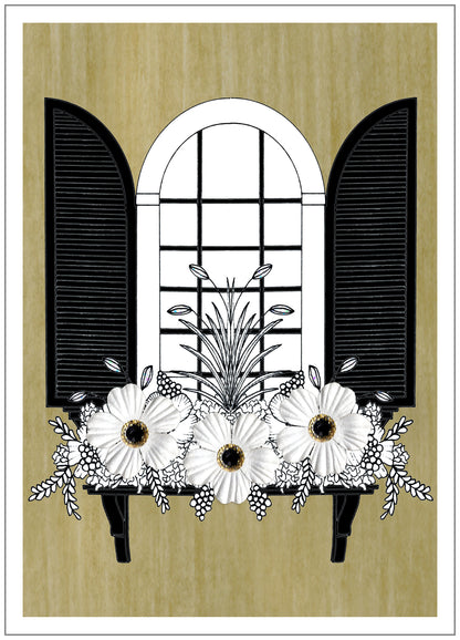 SEH CCC196 - Floral Window
