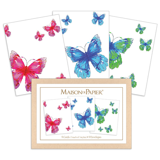 Butterflies Boxed Note Cards