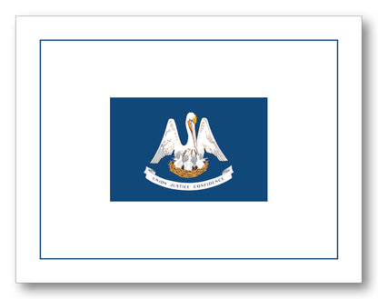 Louisiana Flag Boxed Note Cards