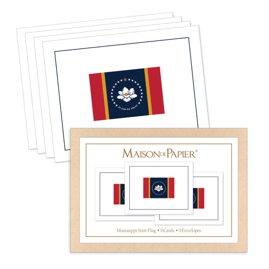 Mississippi Flag Boxed Note Cards