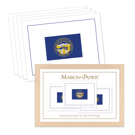 Nebraska Flag Boxed Note Cards