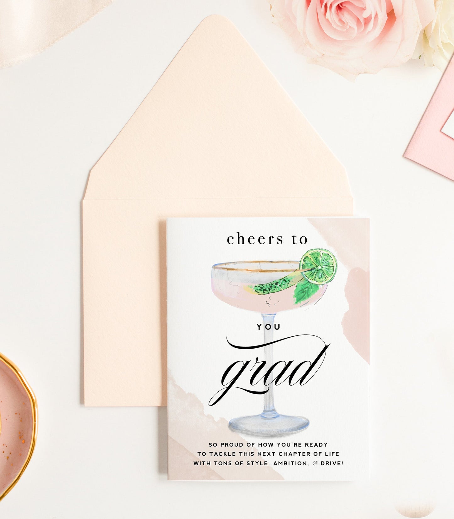 Champagne Cheers To You Grad, Graduation Greeting Card