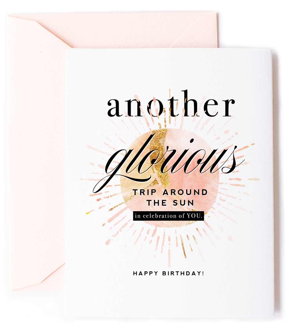 Another Trip Around the Sun - Inspirational Birthday Card