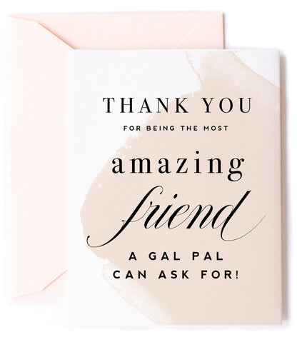 Thank You Amazing Friend, Friendship & Thank You Greeting Card