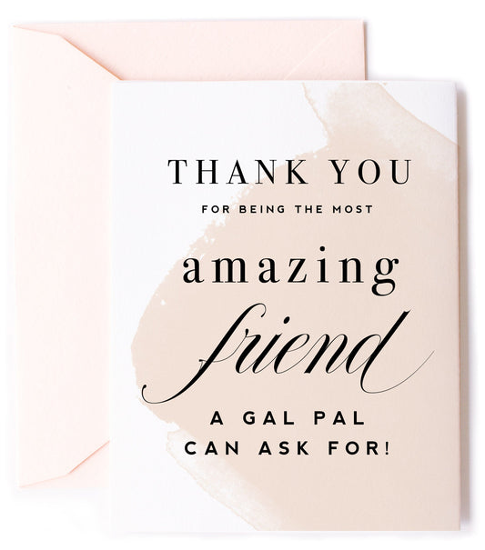 Thank You Amazing Friend, Friendship & Thank You Greeting Card