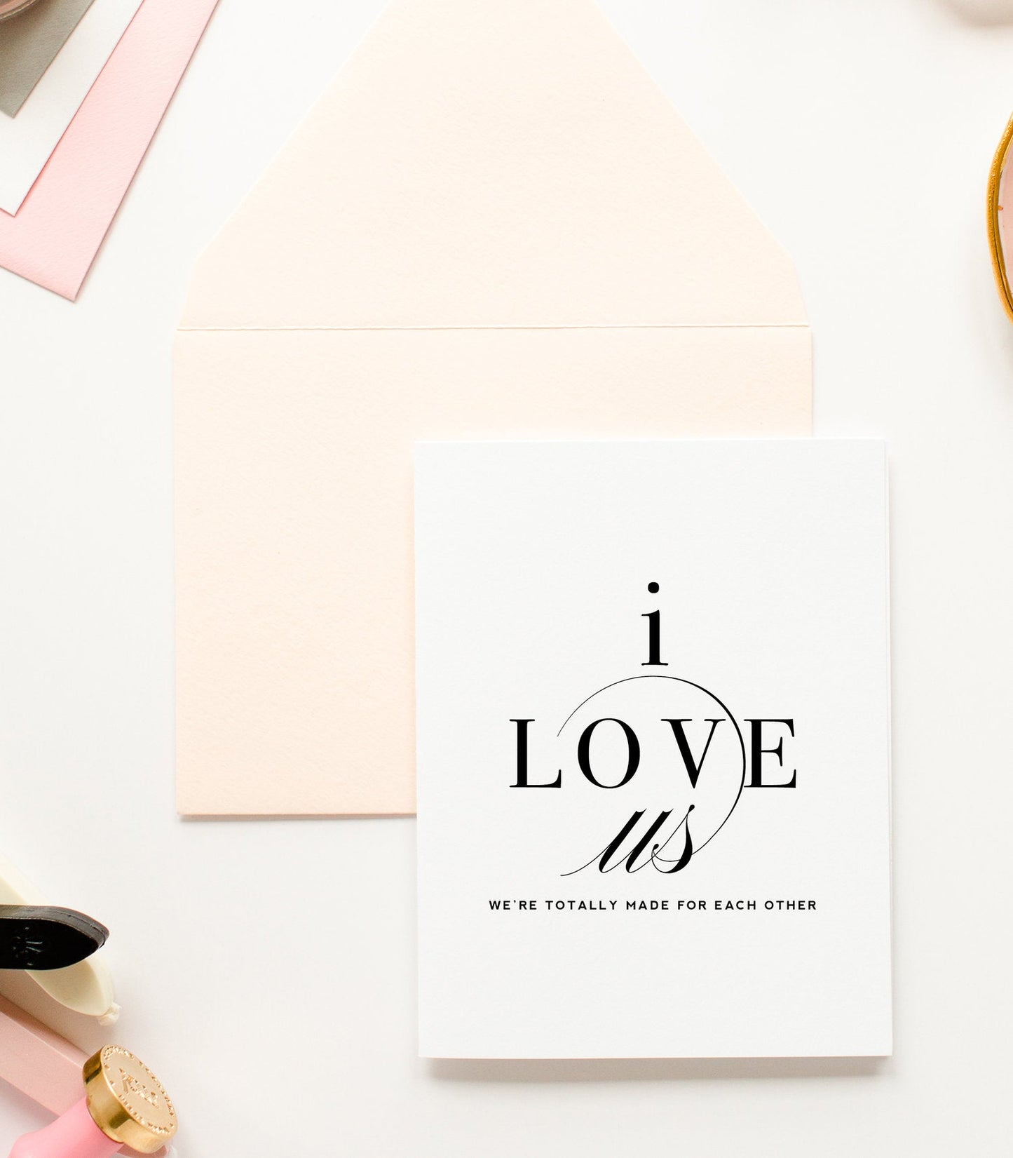 I Love Us, Love & Anniversary Greeting Card