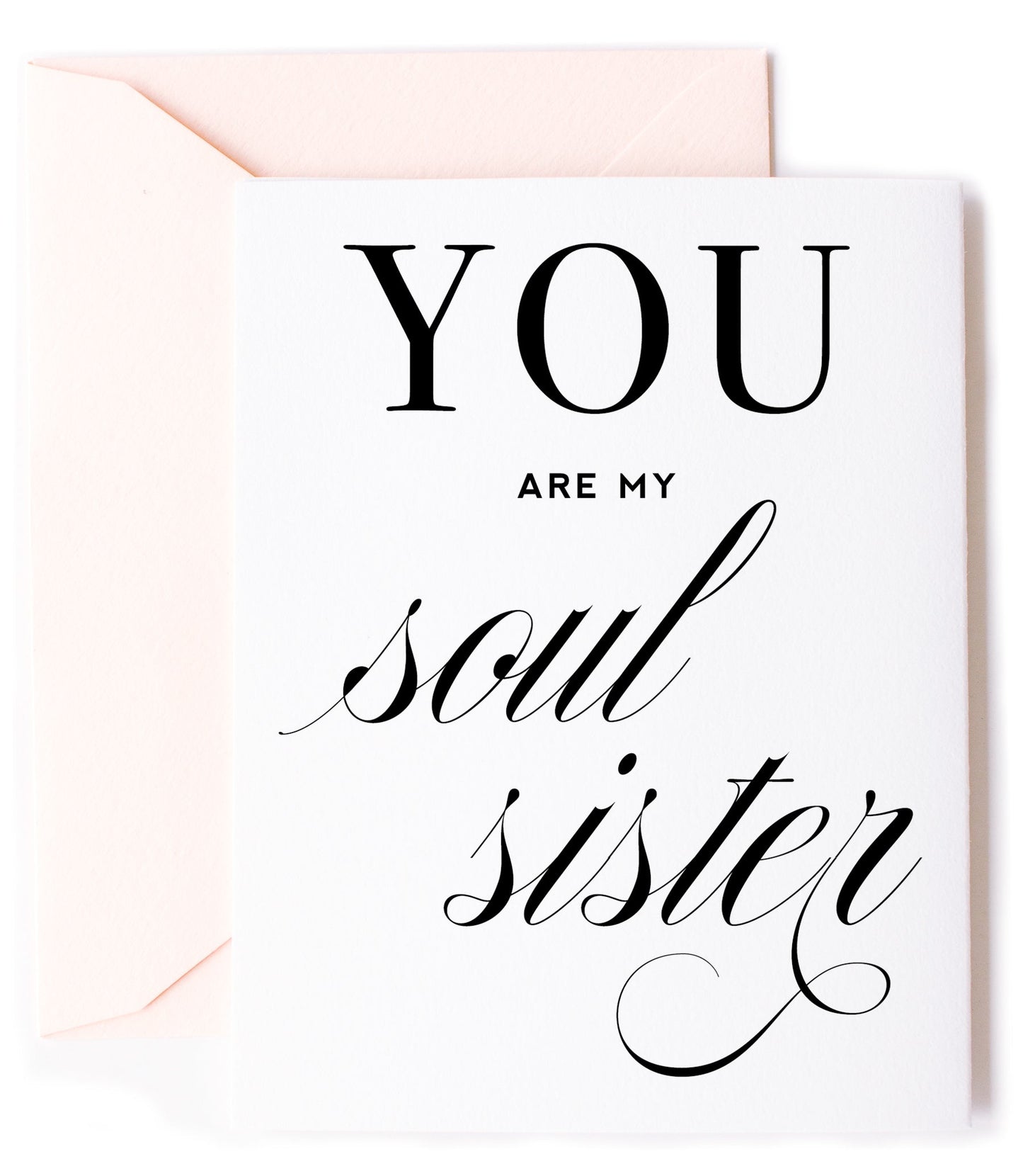 Soul Sister, Friendship & Encouragement Greeting Card