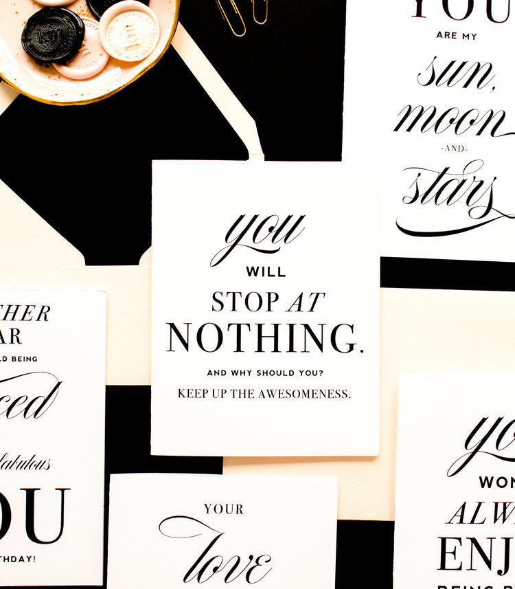 You Will Stop At Nothing, Friendship & Encouragement Greeting Card