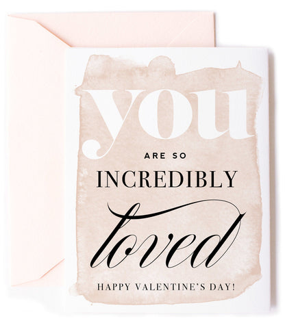 You Are So Loved, Valentine's Day Greeting Card