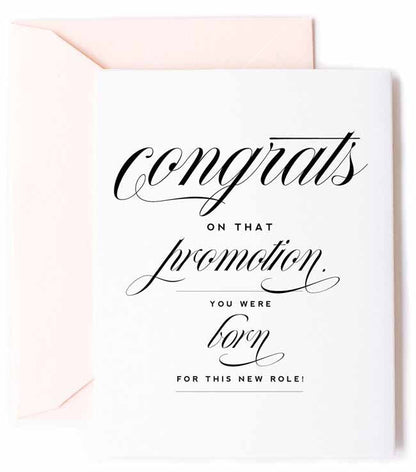 Happy Promotion, New Job Celebration Greeting Card