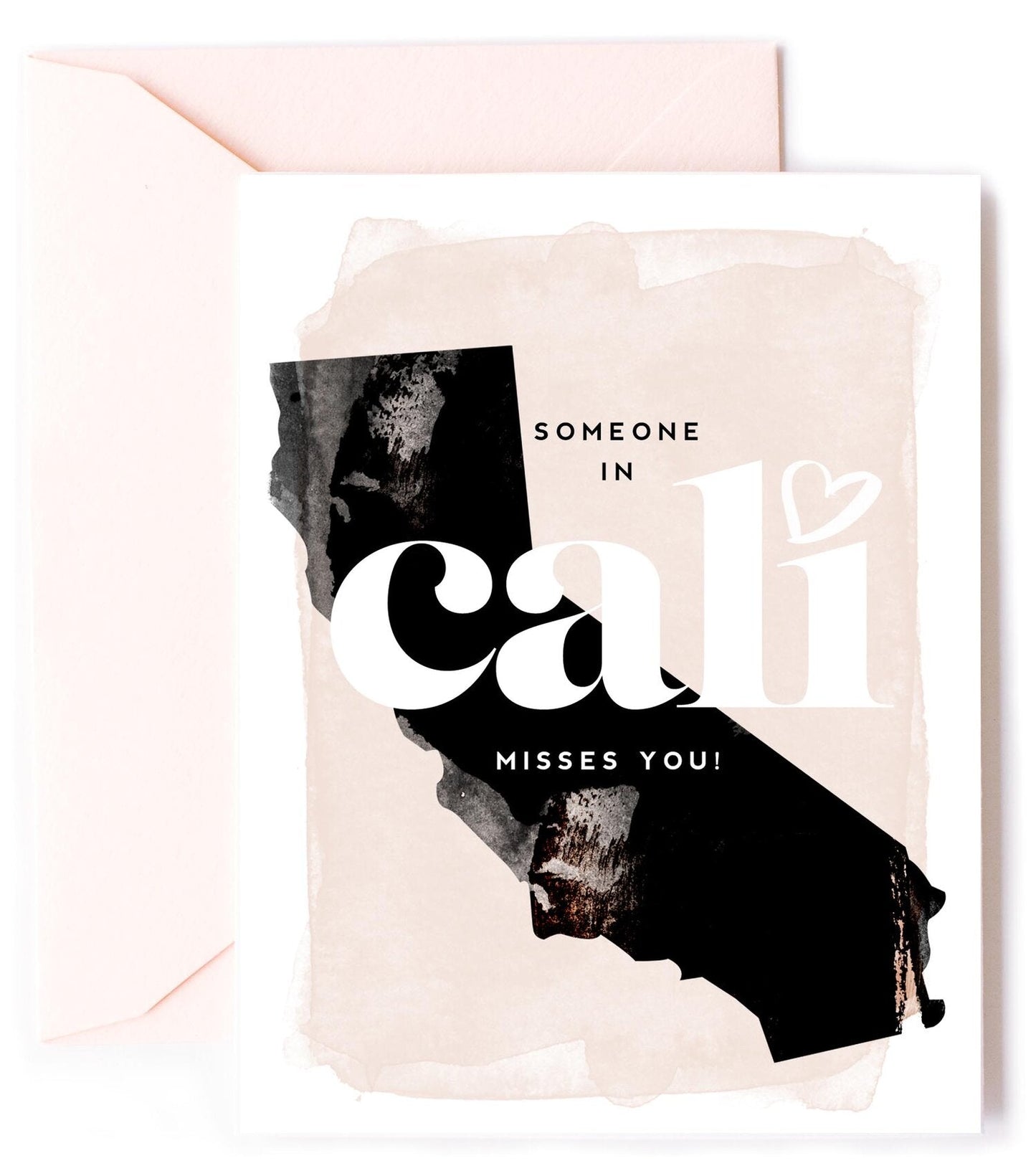 Cali Misses You, Thinking of You Love Card