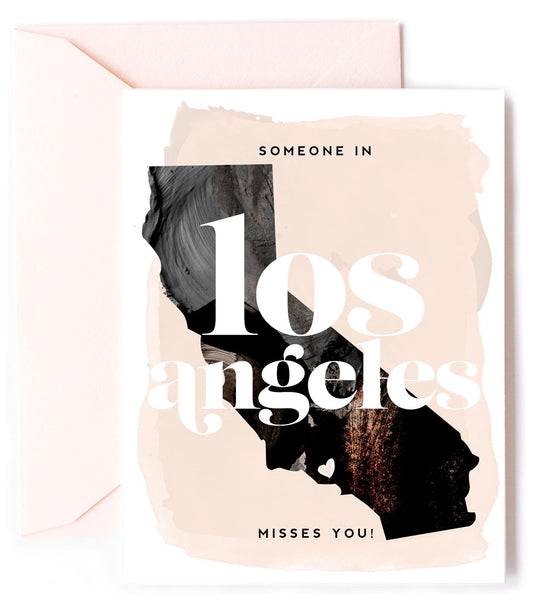 Los Angeles Misses You, Thinking of You Love Card