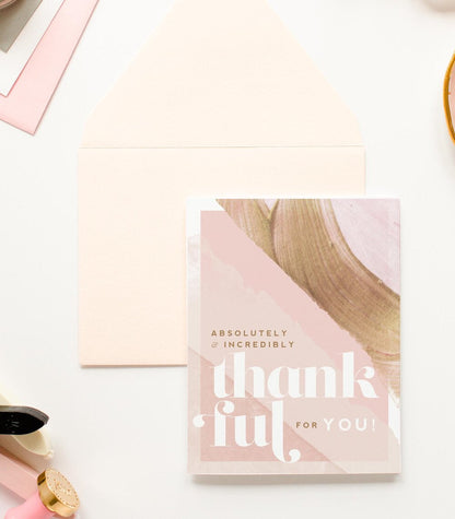 Thankful for You, Friendship & Thank You Greeting Card