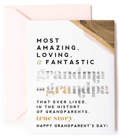 Most Loving Grandma & Grandpa - Grandparent's Day Card