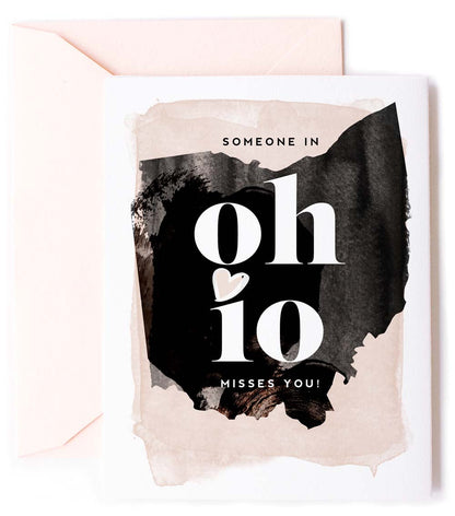 Ohio Misses You, Thinking of You Love Card