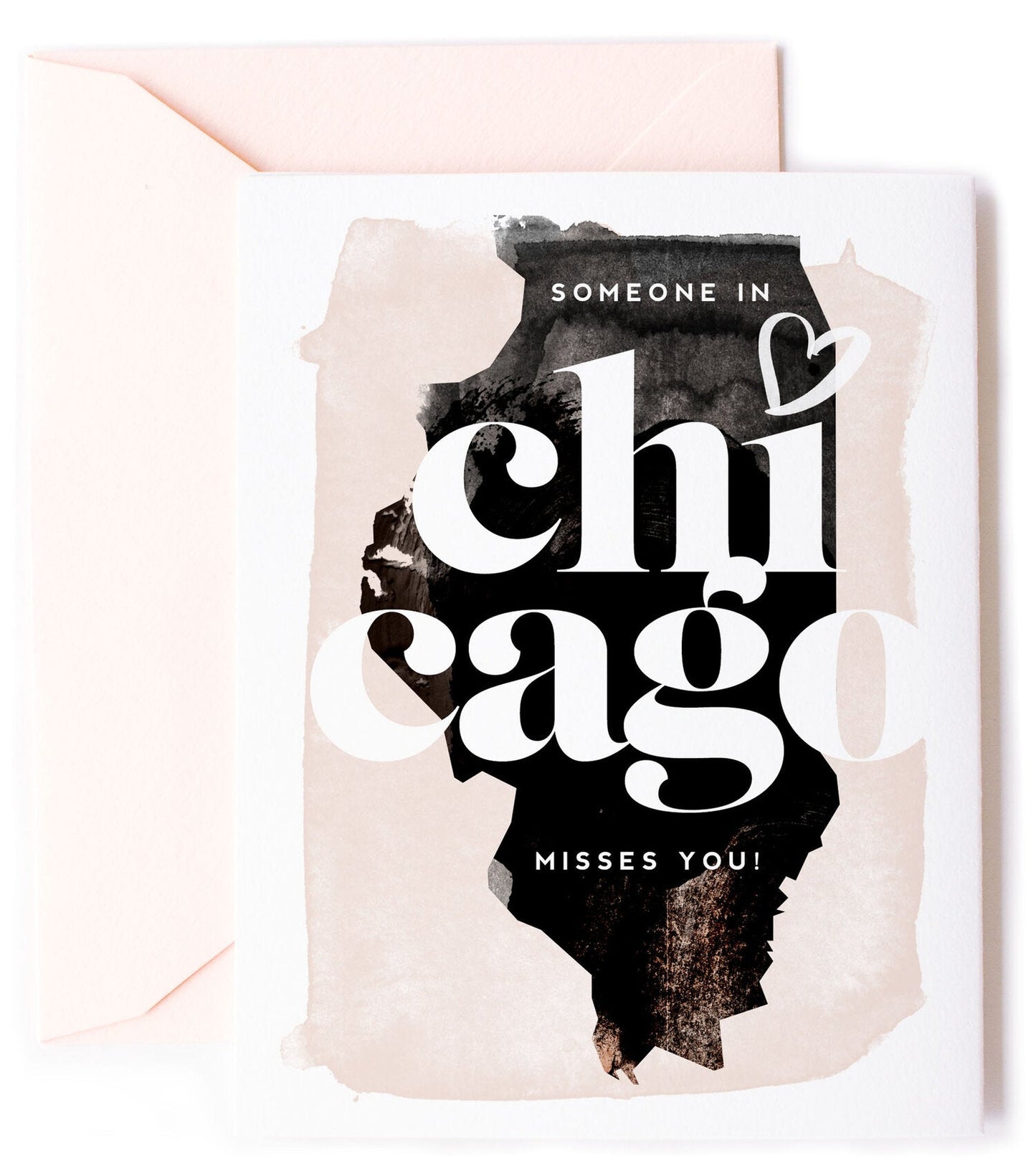 Chicago Misses You, Thinking of You Love Card