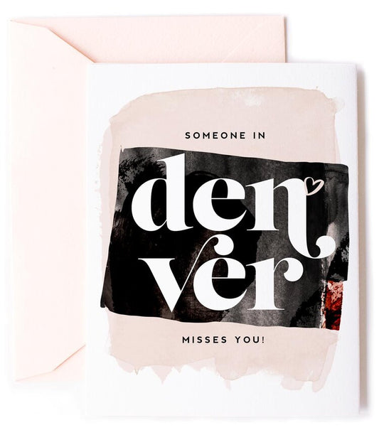 KMB305 Denver Misses You Card