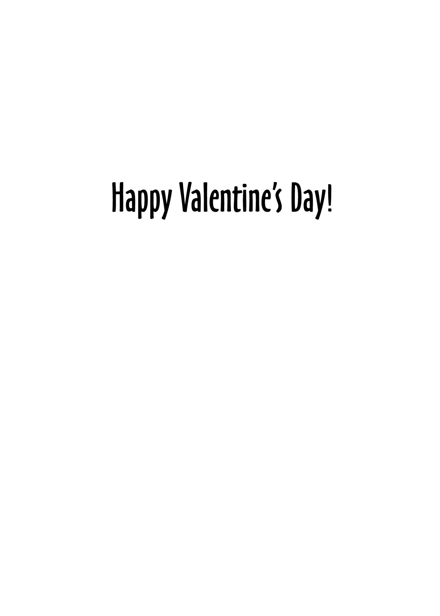 VAP1536 Valentine's Day Card