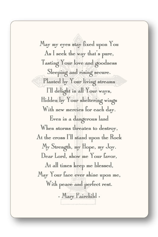 A Graduate's Prayer Card