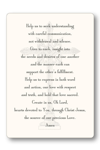 A Marriage Prayer Card