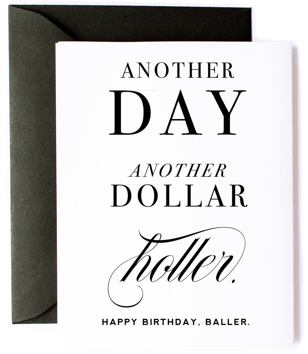 Baller, Funny Birthday Greeting Card