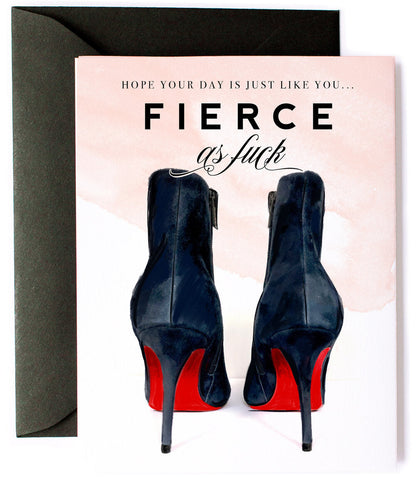 Fierce AF, Birthday Greeting Card