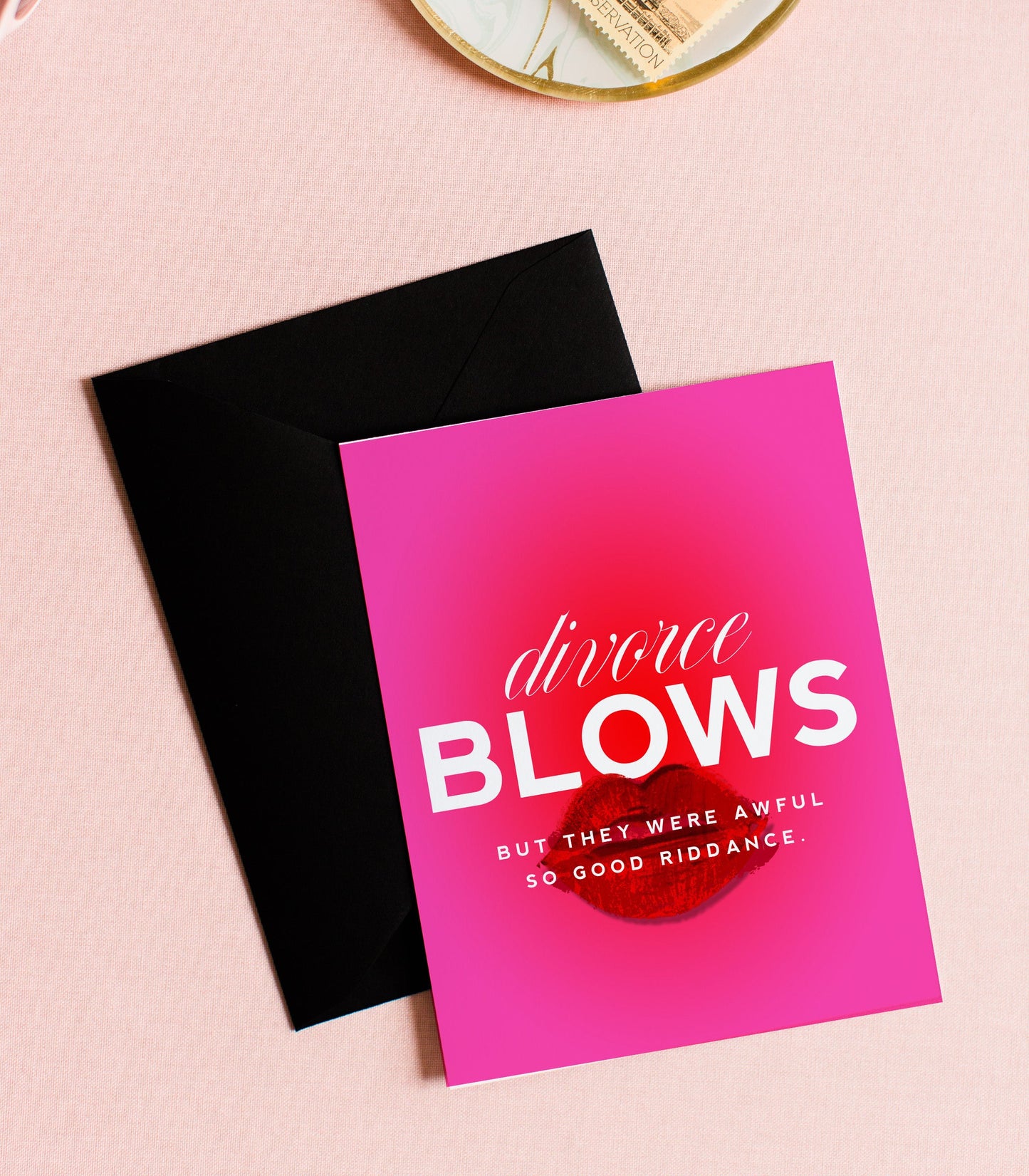 Divorce Blows, Funny Divorce Greeting Card