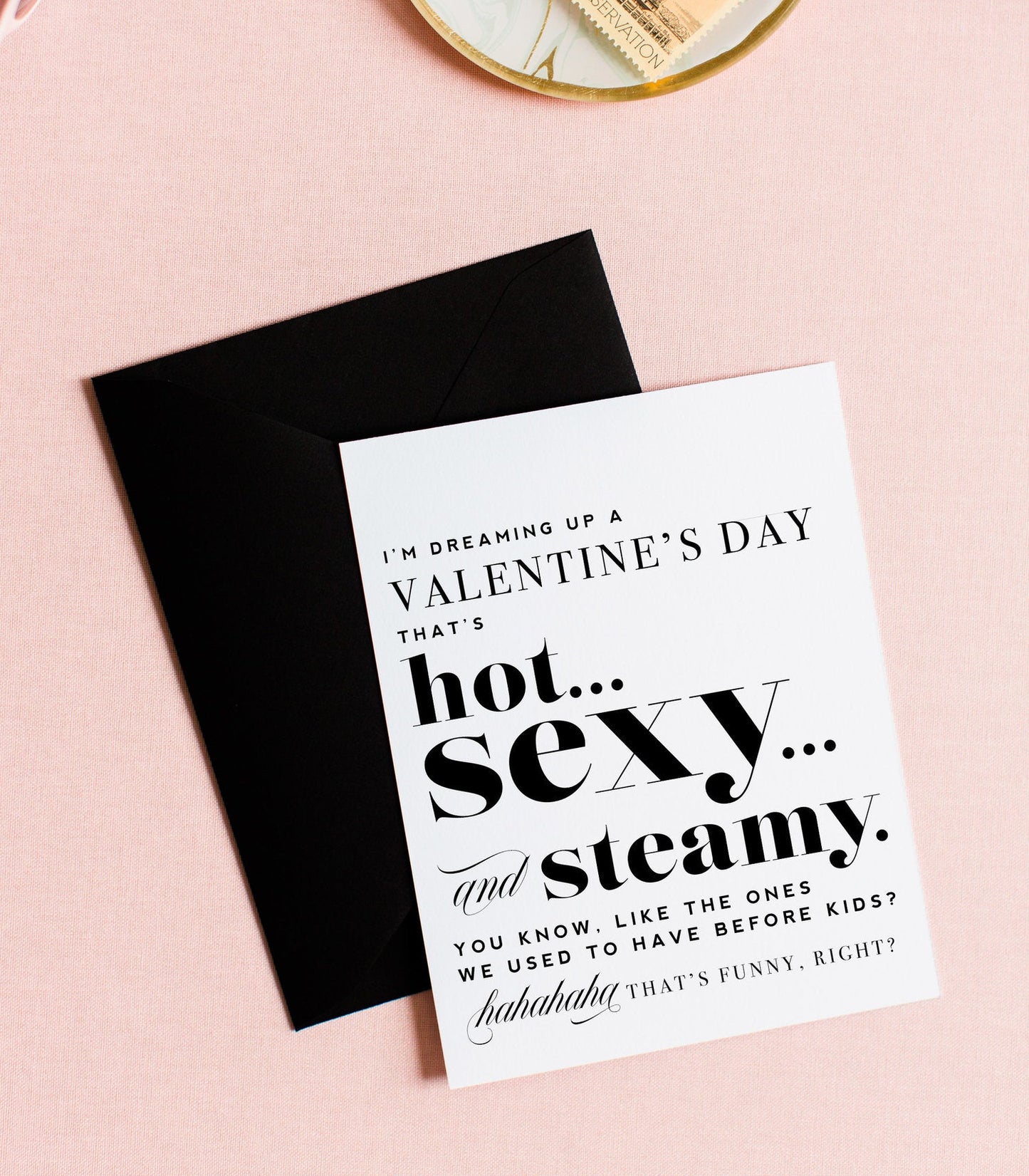 Hot, Sexy, Steamy, Sarcastic Valentine's Day Greeting Card