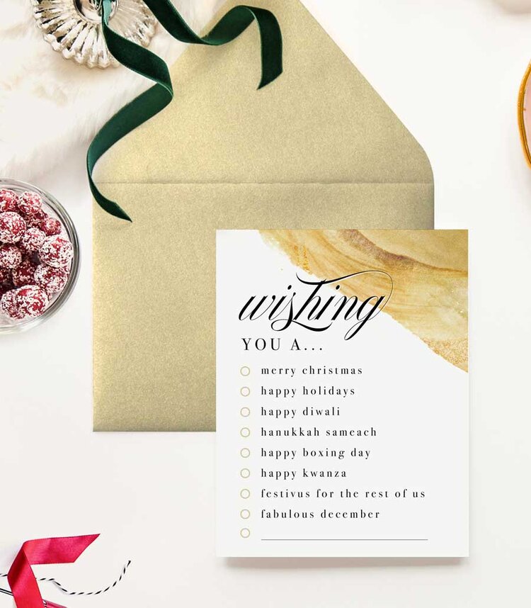 Insert Your Holiday Here - Choose Your Own Holiday Card