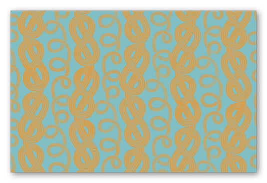 La Corde Celadon & Orange Placemat