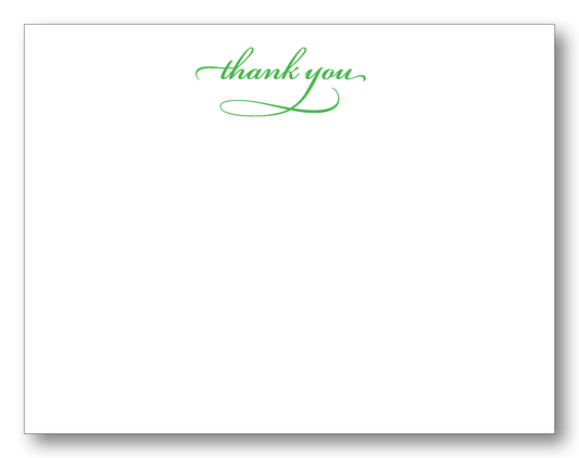 Thank You Script Note Card