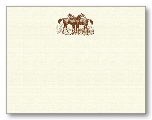 Horse Pair Note Card