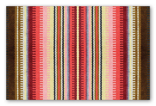 Teton Stripe Pinks Placemat Teton Stripe Pinks Placemat