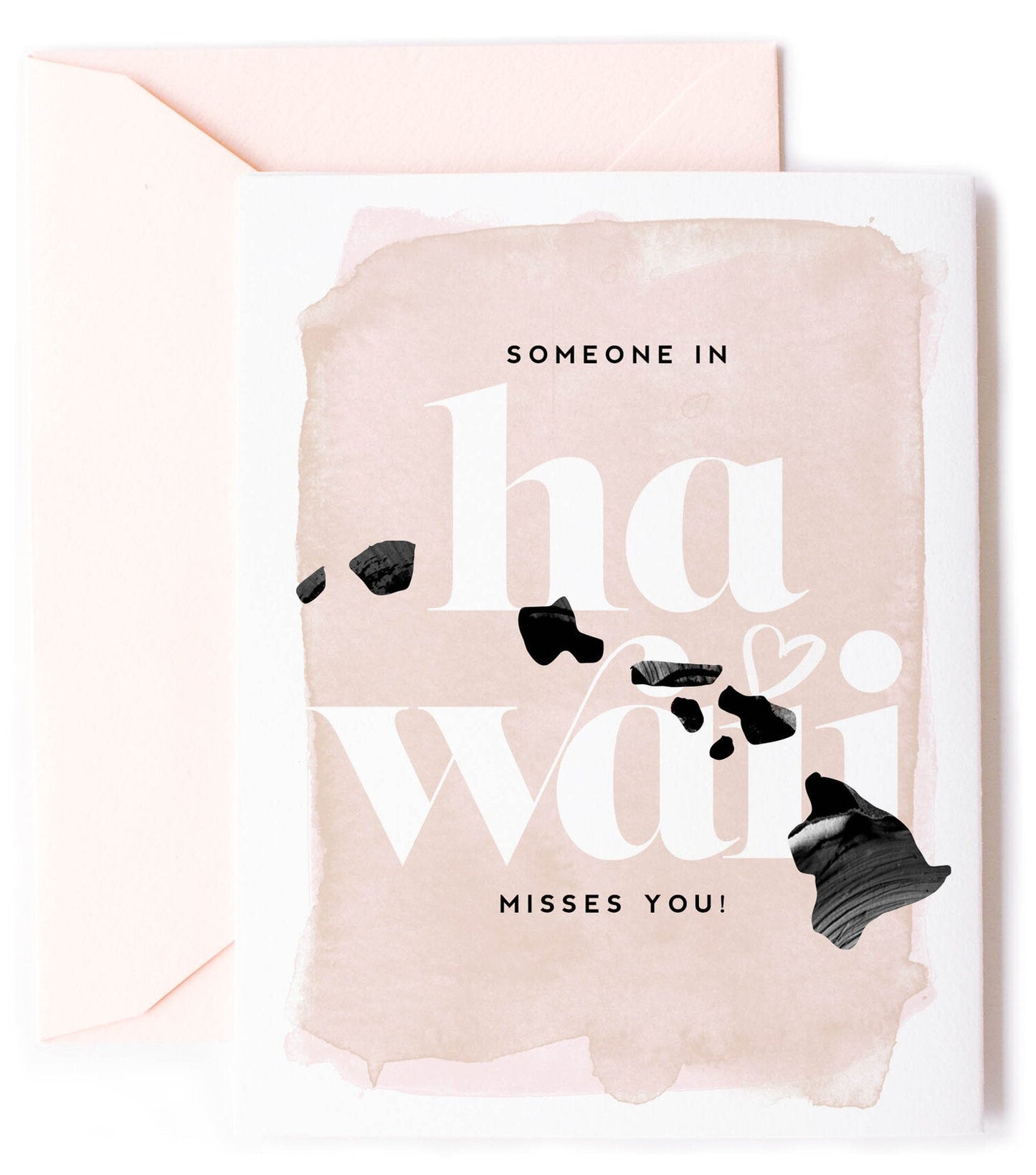 Hawaii Misses You, Thinking of You Love Card