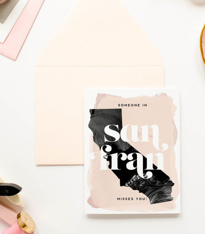 KMB286 San Francisco Misses You Card